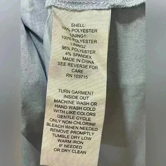 Nanette Lepore Mock Neck Lace Top in Violet/blue Size XL - Picture 7 of 9